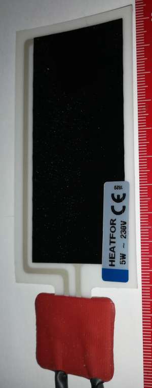 HEATFOR-5W-230V , topné těleso, samolepící