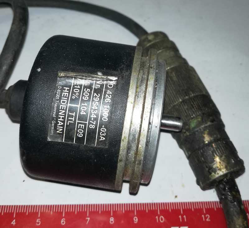 Heidenhain ROD 426 1000 01-03 A 295434-78 s konektory .. použitý/used   .. cena na dotaz / price on request