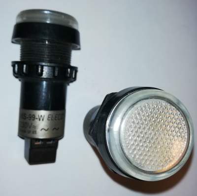 HIS-99-W - 230AC Signálka bílá Eleco