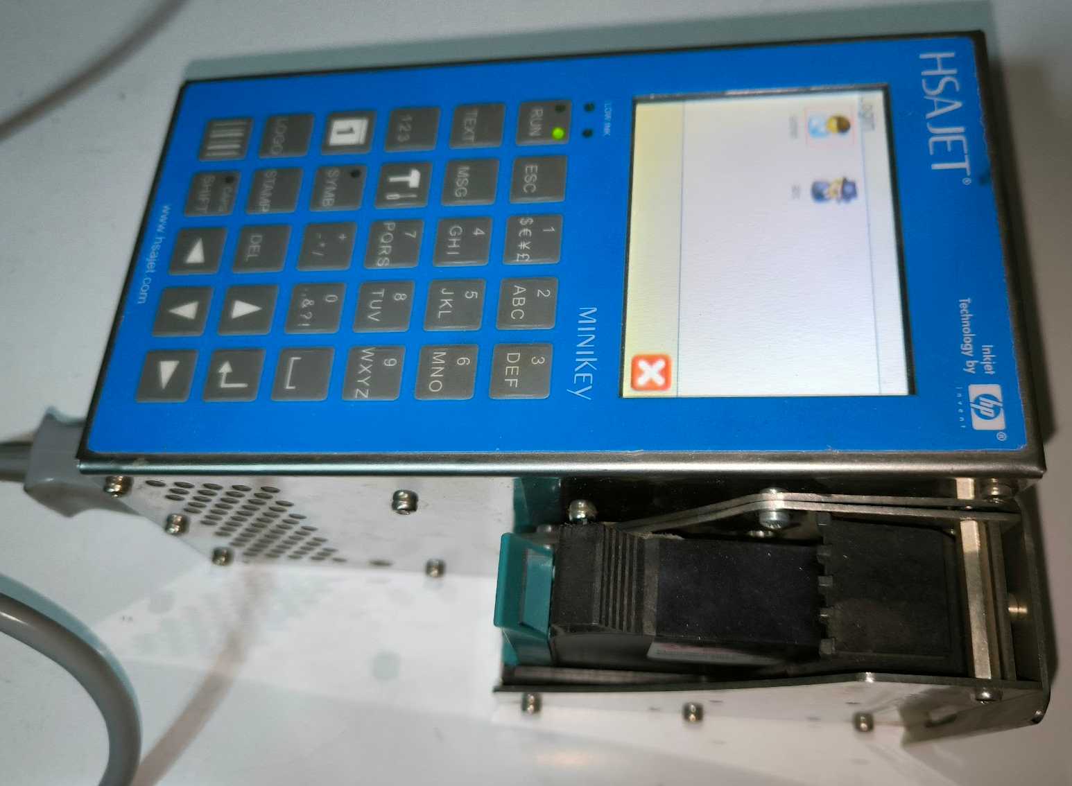 HSAJET minikey - inkjet popisovač  .. použitý / used .. cena na dotaz / price on request