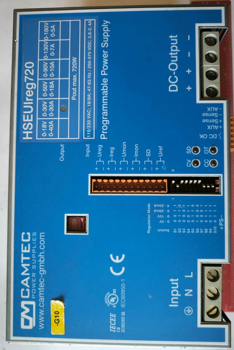 HSEUIreg720 - Programmable Power Supply CAMTEC  .. použitý / used .. cena na dotaz / price on request