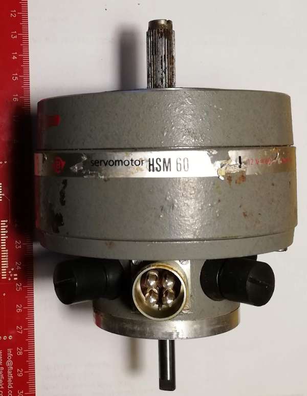 servomotor HSM60, starší, z demontáže  .. cena na dotaz / price on request