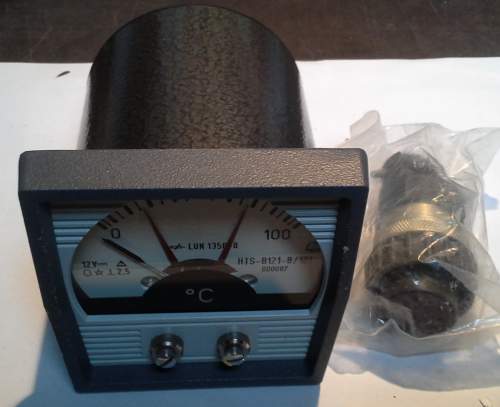 ukazovatel teploty HTS8121-8, 0-100st, nové (r.v.1989)  .. cena na dotaz / price on request