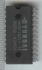 HY6116ALP-12  -  2K X 8-bit CMOS SRAM