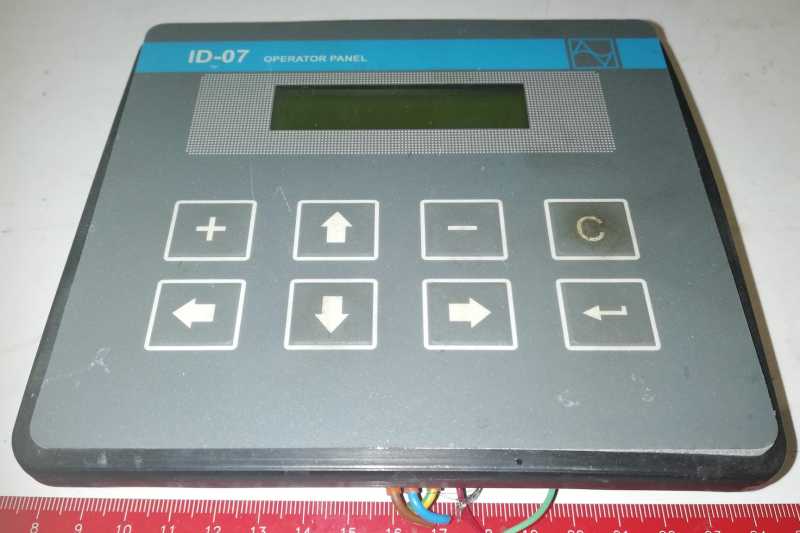 TECO operator panel ID-07 MR-04 24V .. použitý / used   .. cena na dotaz / price on request