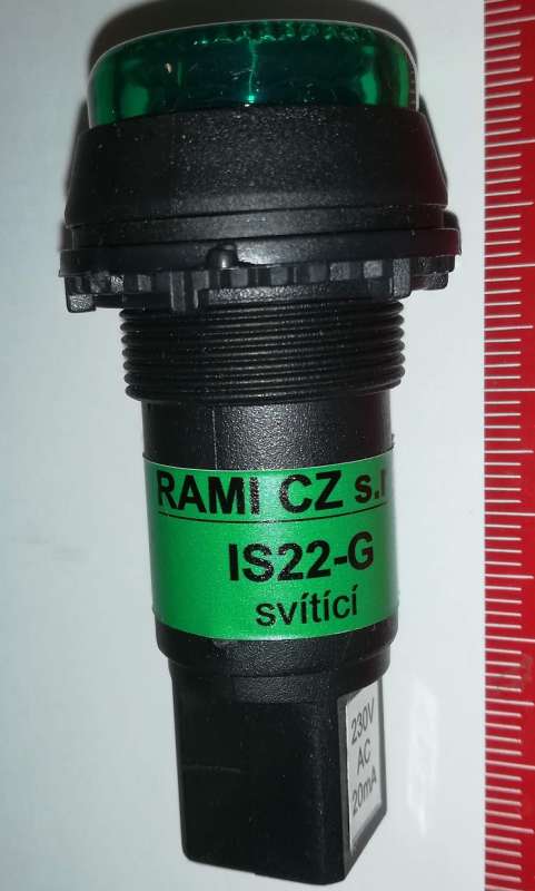 IS22-G signálka 230V svítící