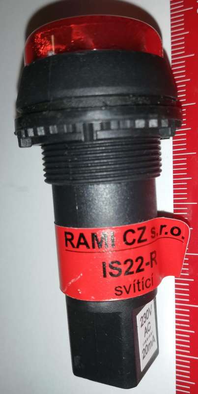 IS22-R signálka 230V svítící