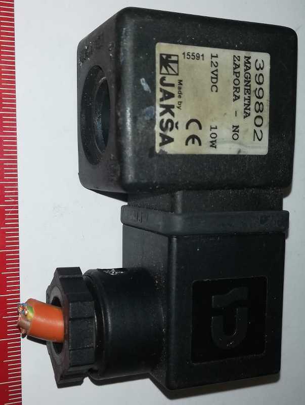 JAKSA 399802 Magnetna zapora - NO, 12Vdc 10W, elektromagnet + konektor .. použitý/ used