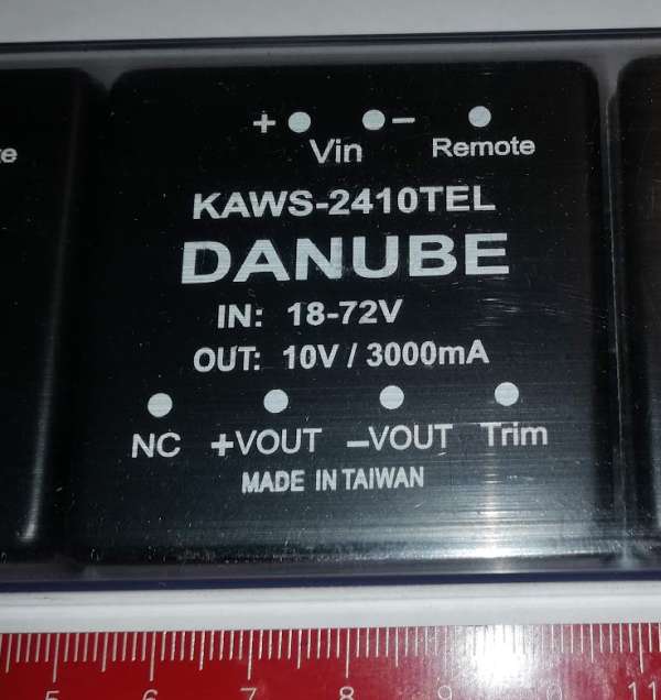 KAWS-2410TEL DC/DC měnič 18-72V  10V/3000mA .. cena na dotaz / price on request