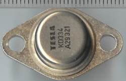 KD334 - PNP 45V 2A 20W TO66  .. balení 25ks za 100Kč