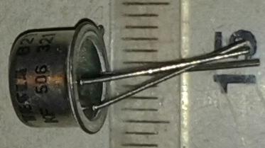 KF507, zlacené vývody - transistor TESLA