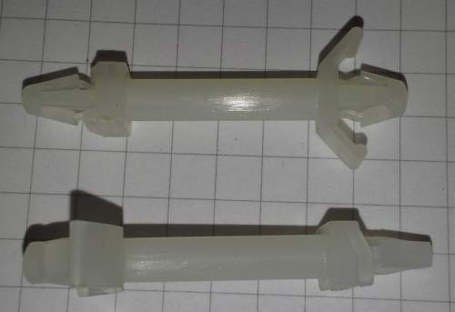 KGLS-16S - distanční sloupek plastový, 25,4mm   .. balení 100 ks za 80Kč