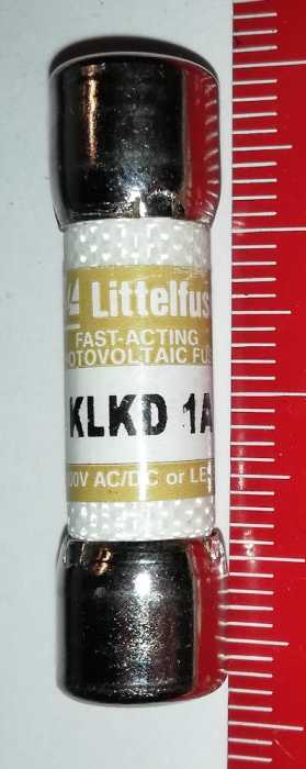 KLKD 1A - Pojistka průmyslová  POWR-GARD KLKD, 1 A, 600 V, 10.3mm x 38.1mm LITTELFUSE