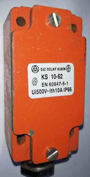 mikrospínač KS10-62 SEZ .. cena na dotaz / price on request