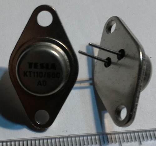 KT110/600 - Tyristor 600V 3A TO66 ...        balení 20ks za 100Kč