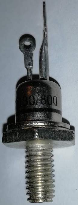 KT130/800 - Udrm 800 V, Itav 6 A, Igt 40 mA  .. cena na dotaz / price on request