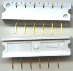 WK46244 - 12 pin, osazeno 6pin,  Au kont