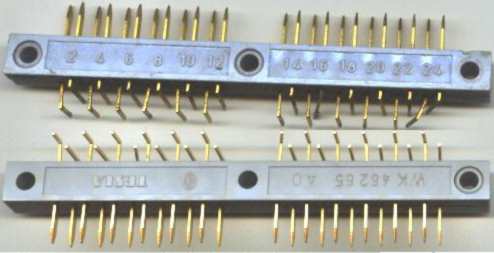 WK46264- 24 pin, osazeno 24pin, Ag kontakty.. cena na dotaz / price on request