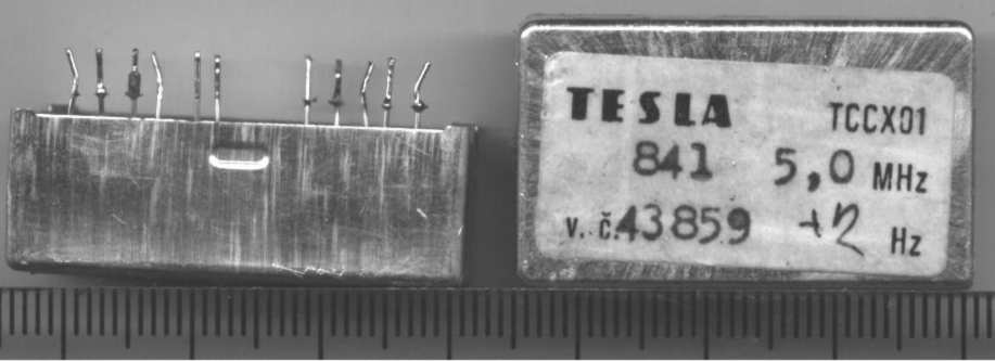 krystal-202 - TCCX01  - 5,0 MHz - použitý