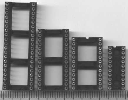 DIL 24 pin - PRECIDIP - 2,54mm pájené .. balení 6ks za 25 Kč