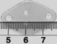 Slídová podložka pod tranzistory menší... balení 100ks za 80 Kč