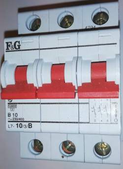 není skladem - jistič  F&G L7-10/3/B B10