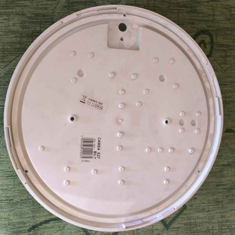 nevyužité stropní svítidlo, průměr 30cm, výška 9cm, jedna objímka, CAMEA E27  (004)