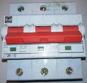 jistič F&G LH-25/3/C - C25 3f