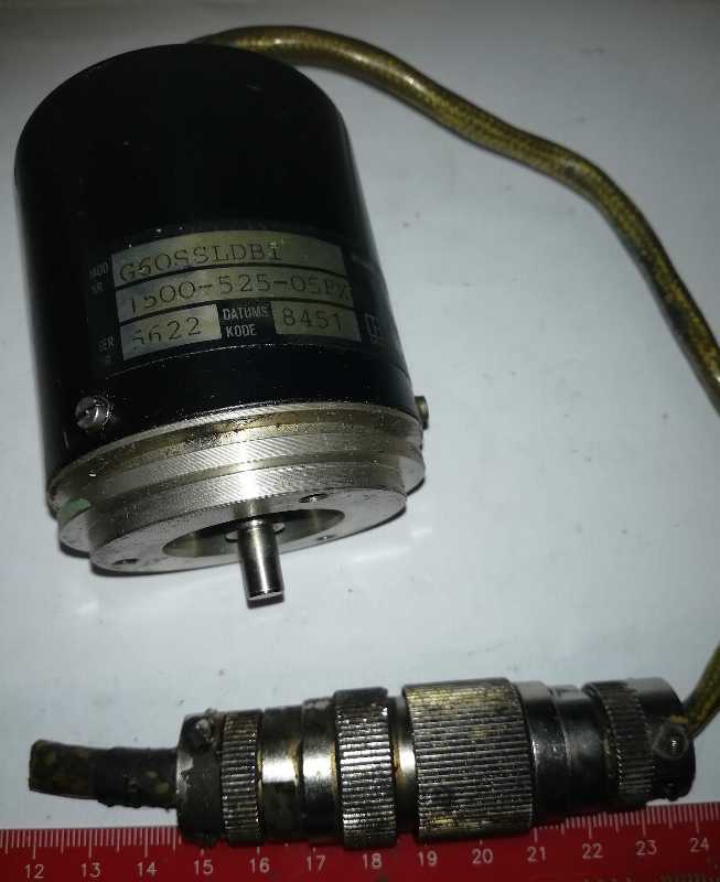 Rotační snímač LITTON G60SSLDBI s konektory. použitý/used   .. cena na dotaz / price on request