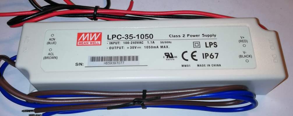 LPC-35-1050 - zdroj Mean Well