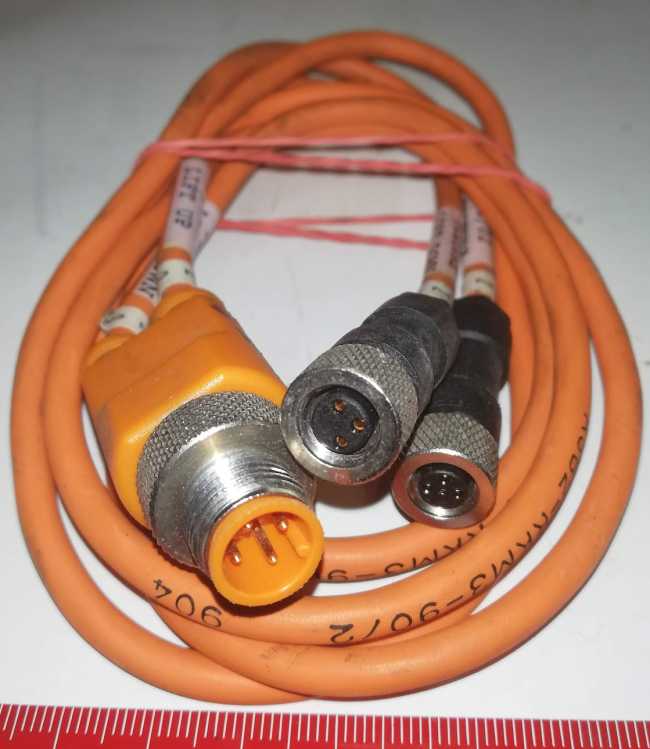 LUMBERG sensor cable - ASB2-RKM3-90/2  .. 120cm  .. starší, z demontáže