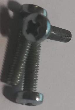 Šroubek M2,5x12 , křížová hlava, zinc plated   .. balení 200ks za 80Kč