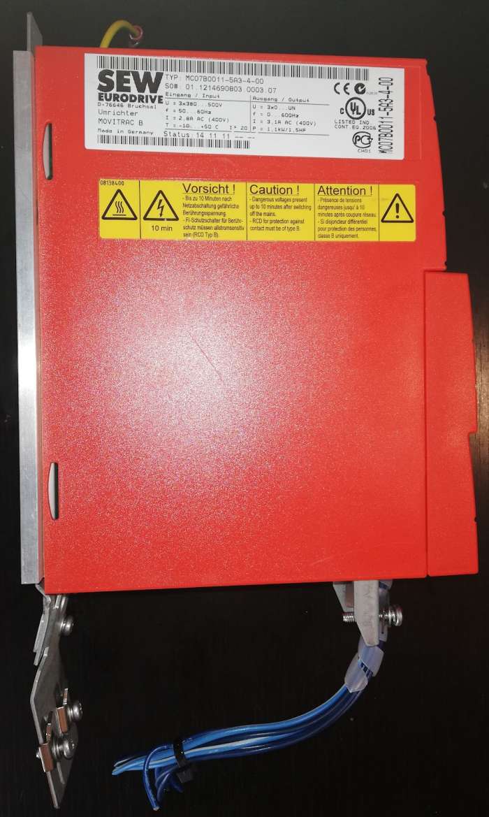 SEW EURODRIVE MC07B0011-5A3-4-00 - použitý / used   .. cena na dotaz / price on request