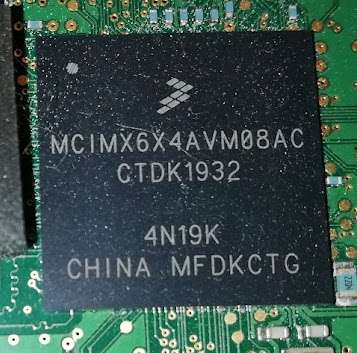 MCIMX6X4AVM08AB - zapájený na desce / soldered on the PCB ..  cena na dotaz / price on request