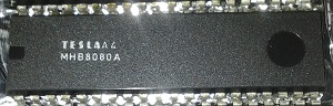 MHB8080A - procesor, originál nápis