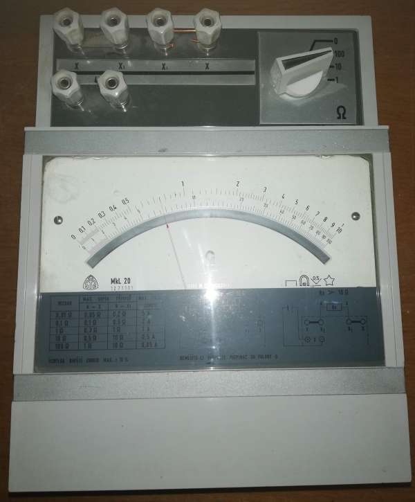 není skladem - MKL20, ohmetr, netestován, na ND nebo výstavku