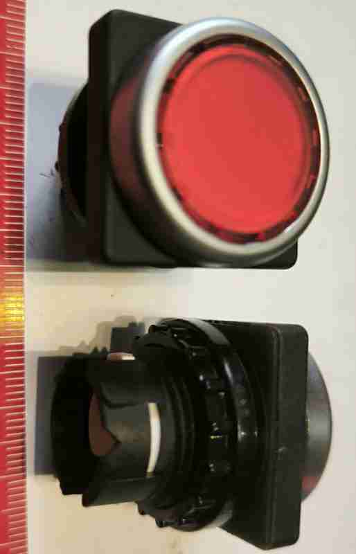 MLTR-RT - Illuminated Operators pushbutton 22mm Klockner Moeller Eaton