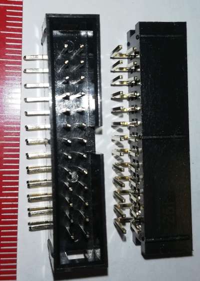 MLW26A - Konektor vidlice rozteč 2,54mm, 2x13pin do DPS/90°  .. balení 40ks za 90Kč