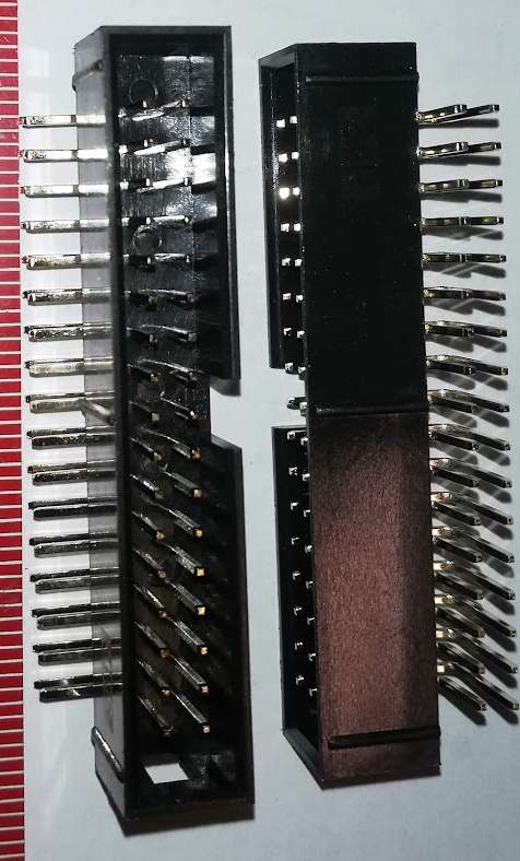 MLW34A - Konektor vidlice rozteč 2,54mm, 2x17pin do DPS/90°  .. balení 50ks za 90Kč