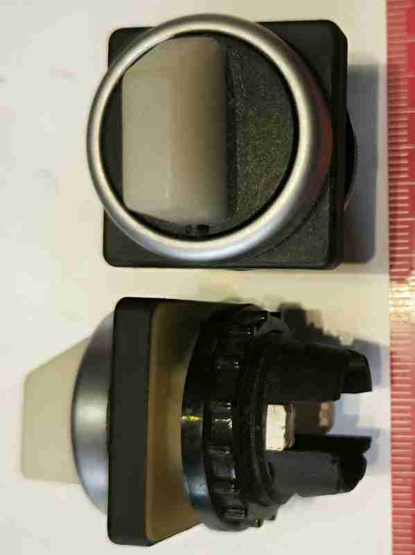 MLWK1R-WS - Illuminated selector switches, 2 position,  22mm Klockner Moeller Eaton