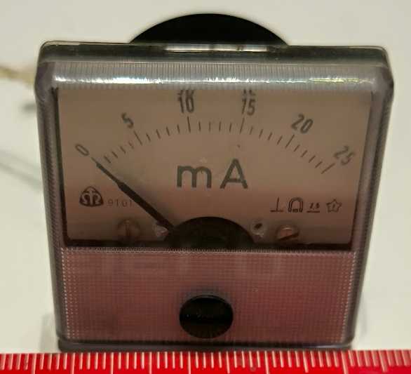 MP40 METRA, stupnice 25mA, testován, jako nový