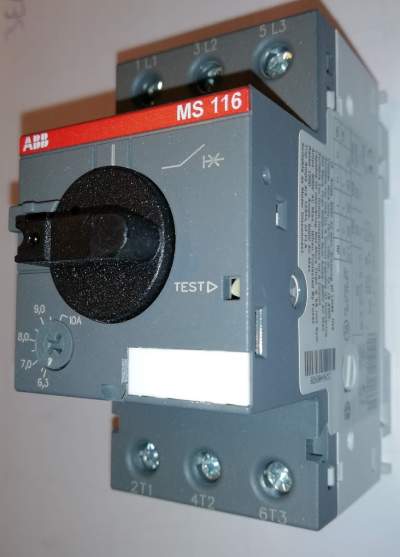MS116-10 6,3-10A ABB - Motorový jistič    .. cena na dotaz / price on request