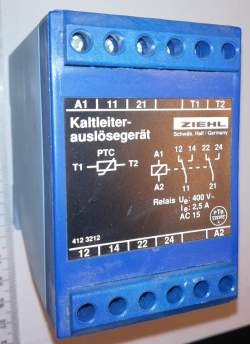 MS220Z - PTC Resistor Relay 230-240Vac 50-60Hz  .. cena na dotaz / price on request