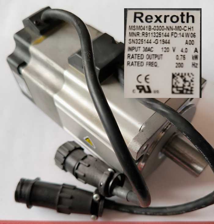 REXROTH motor MSM041B-0300-NN-M-CH1 .. použitý / used   .. cena na dotaz / price on request