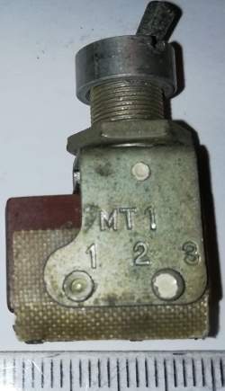 přepínač MT1 ( МТ1 CCCP )   .. cena na dotaz / price on request