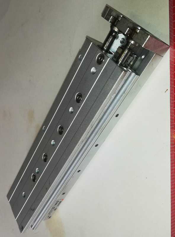 SMC MXS12-100 cyl, slide table, dual rod, MXS/MXJ GUIDED CYLINDER  .. použitý / used