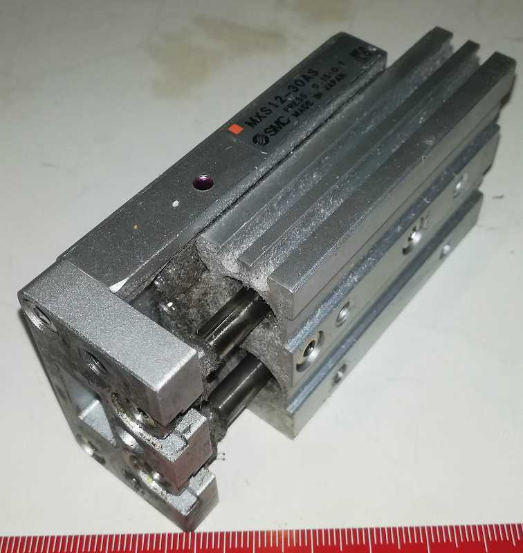 SMC MXS12-30AS cyl, slide table, dual rod
