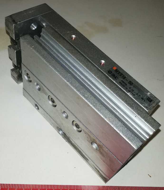 SMC MXS16-50 cyl, slide table, dual rod