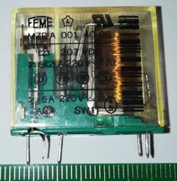 MZP-A0014005 - relé 207Vdc FEME