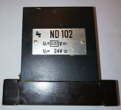 ND102, dělič  napětí 220Vss/24V, z demontáže  .. cena na dotaz / price on request